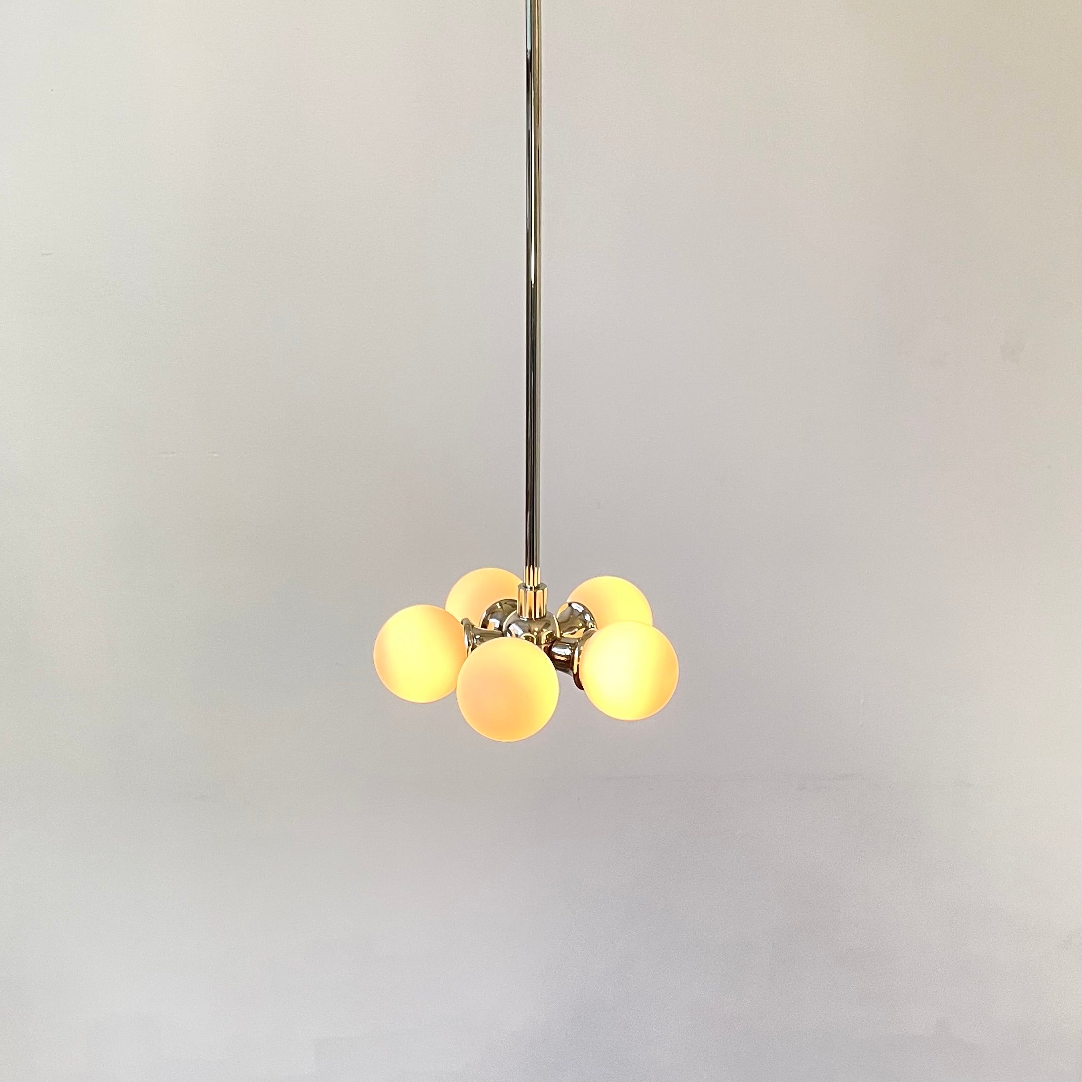 Radial Pendant Light 5 - Nickel, Prototype