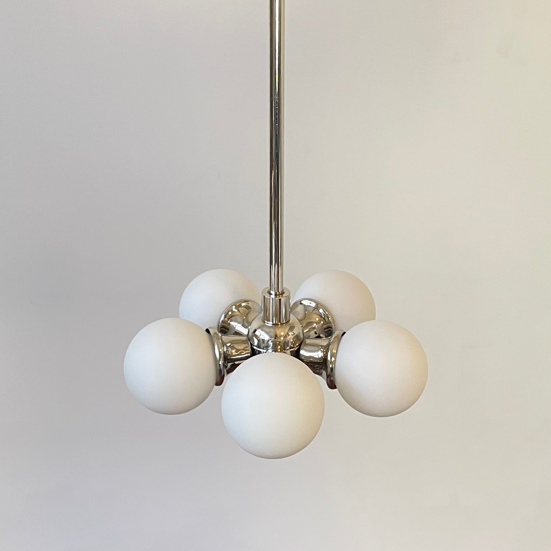 Radial Pendant Light 5 - Nickel, Prototype