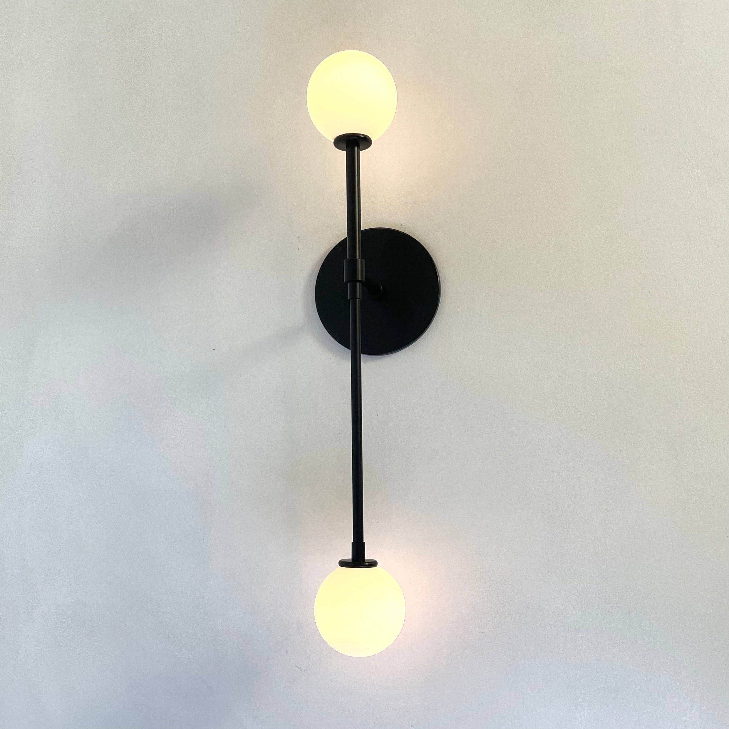 Offset T Sconce - Black, Prototype