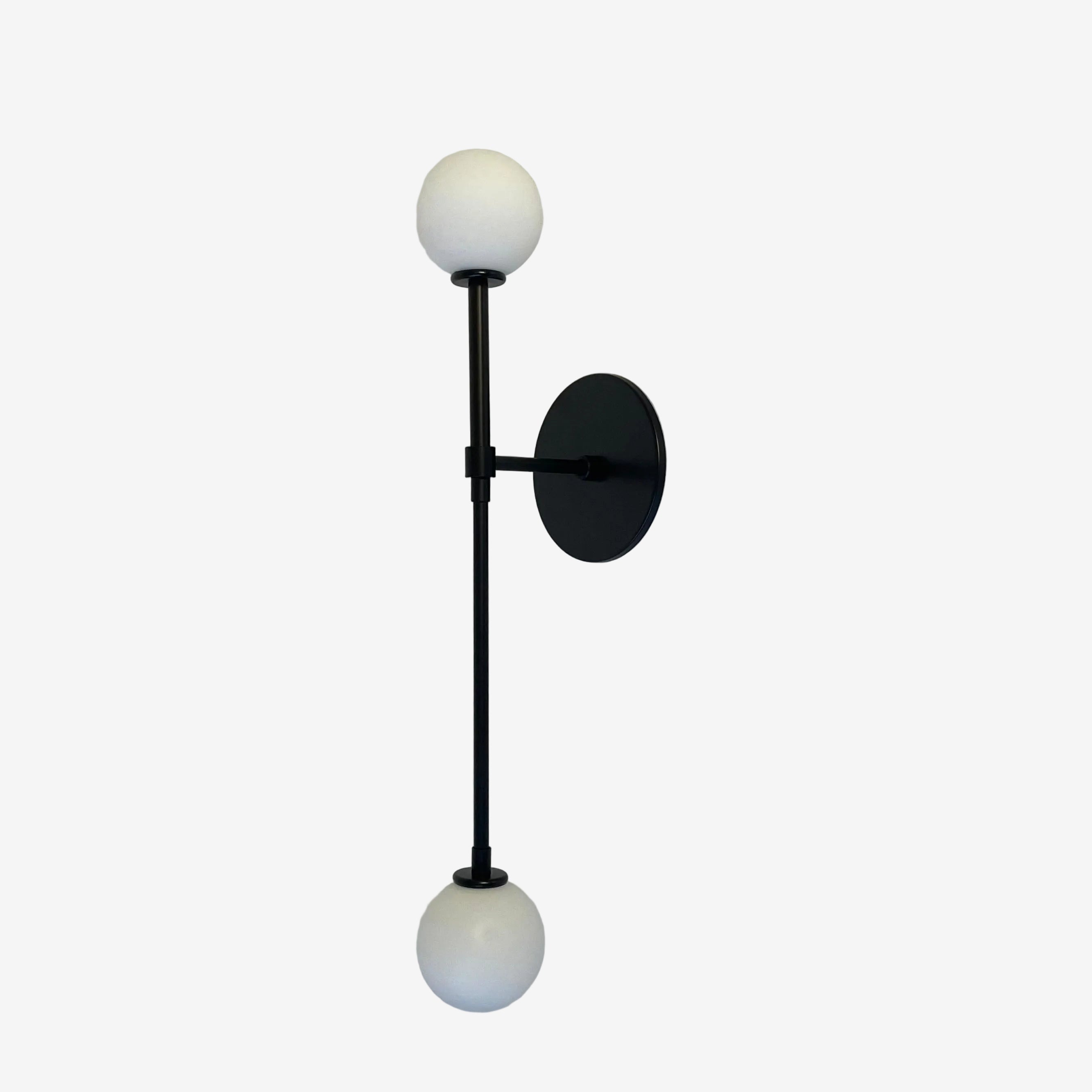 Offset T Sconce - Black, Prototype