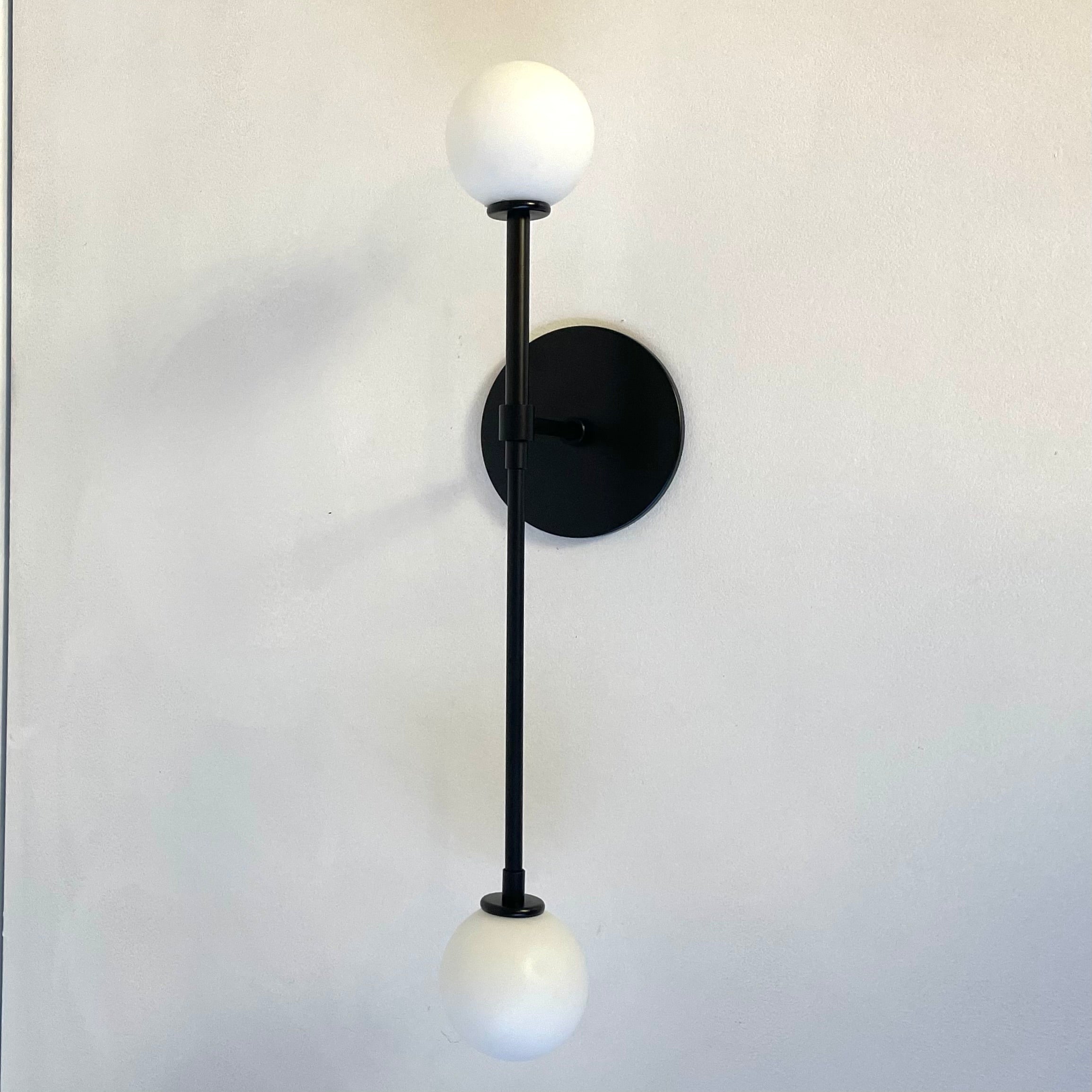 Offset T Sconce - Black, Prototype