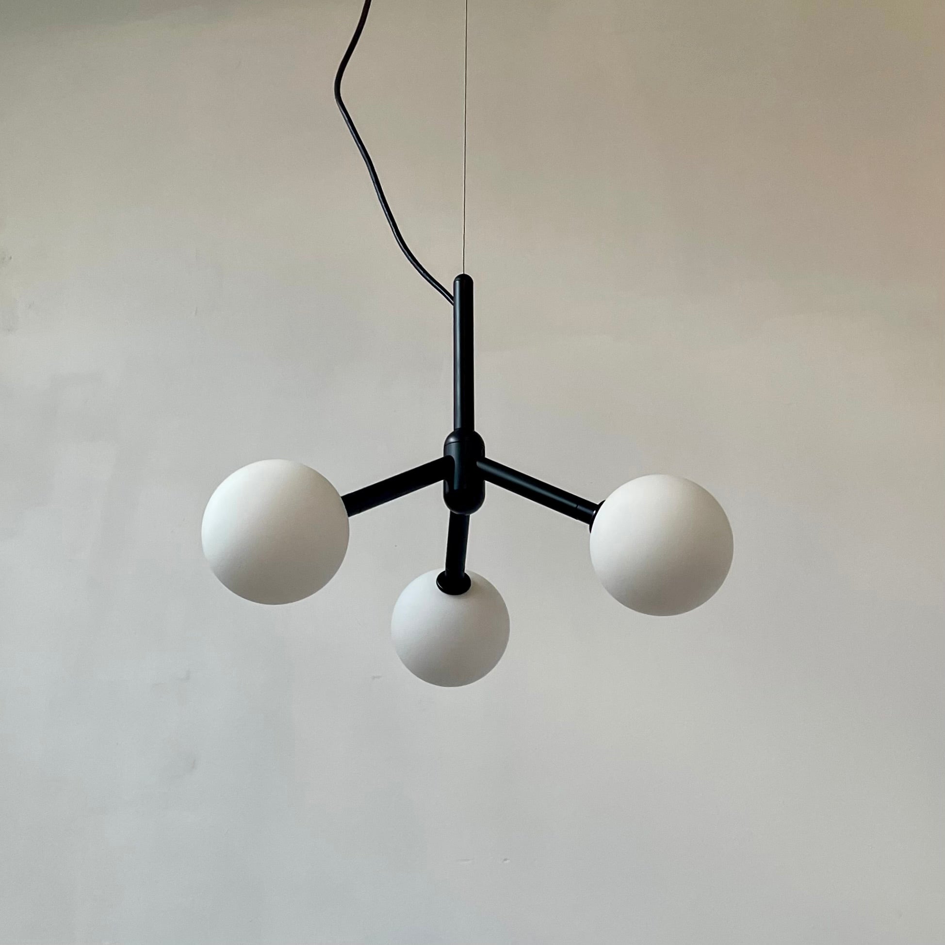 Drop Pendant Light 3 - Black, Prototype