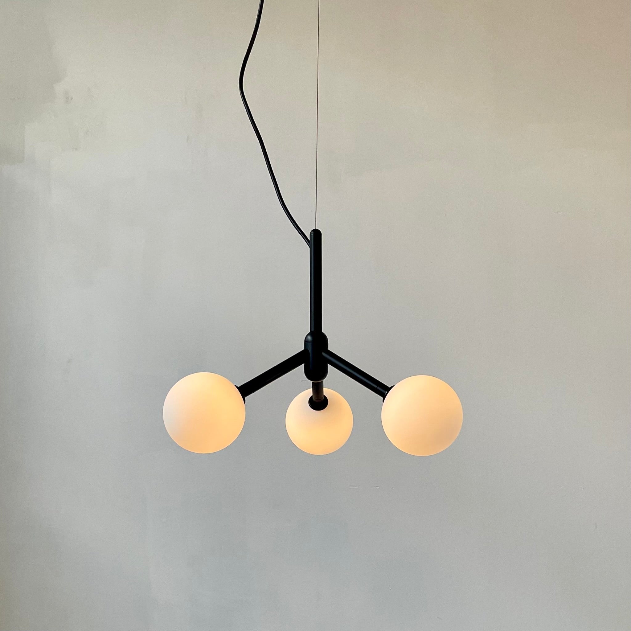 Drop Pendant Light 3 - Black, Prototype