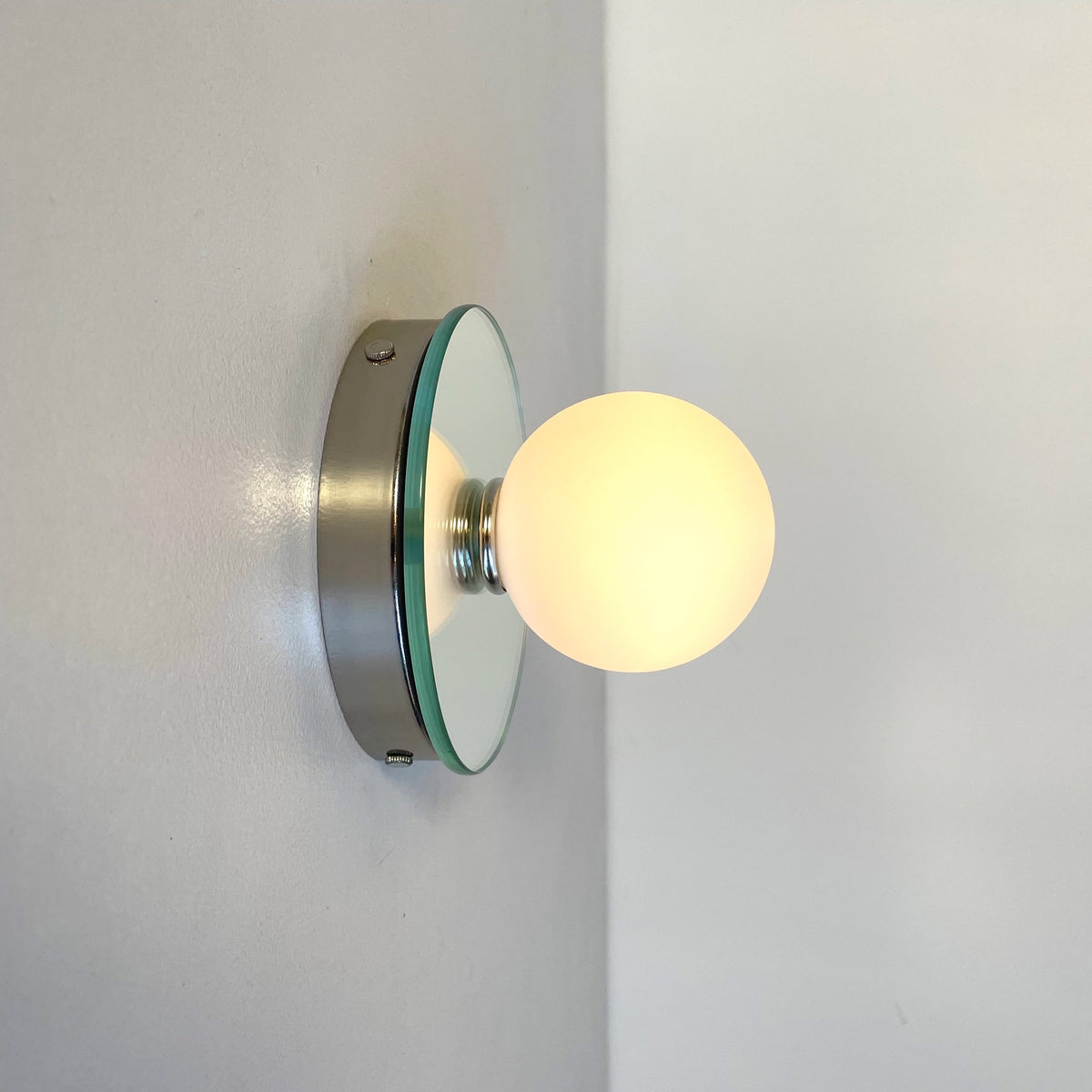 Globe Sconce - Mirror Backed, Prototype