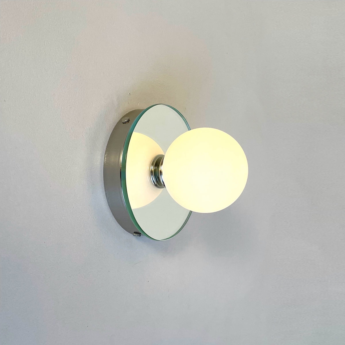 Globe Sconce - Mirror Backed, Prototype
