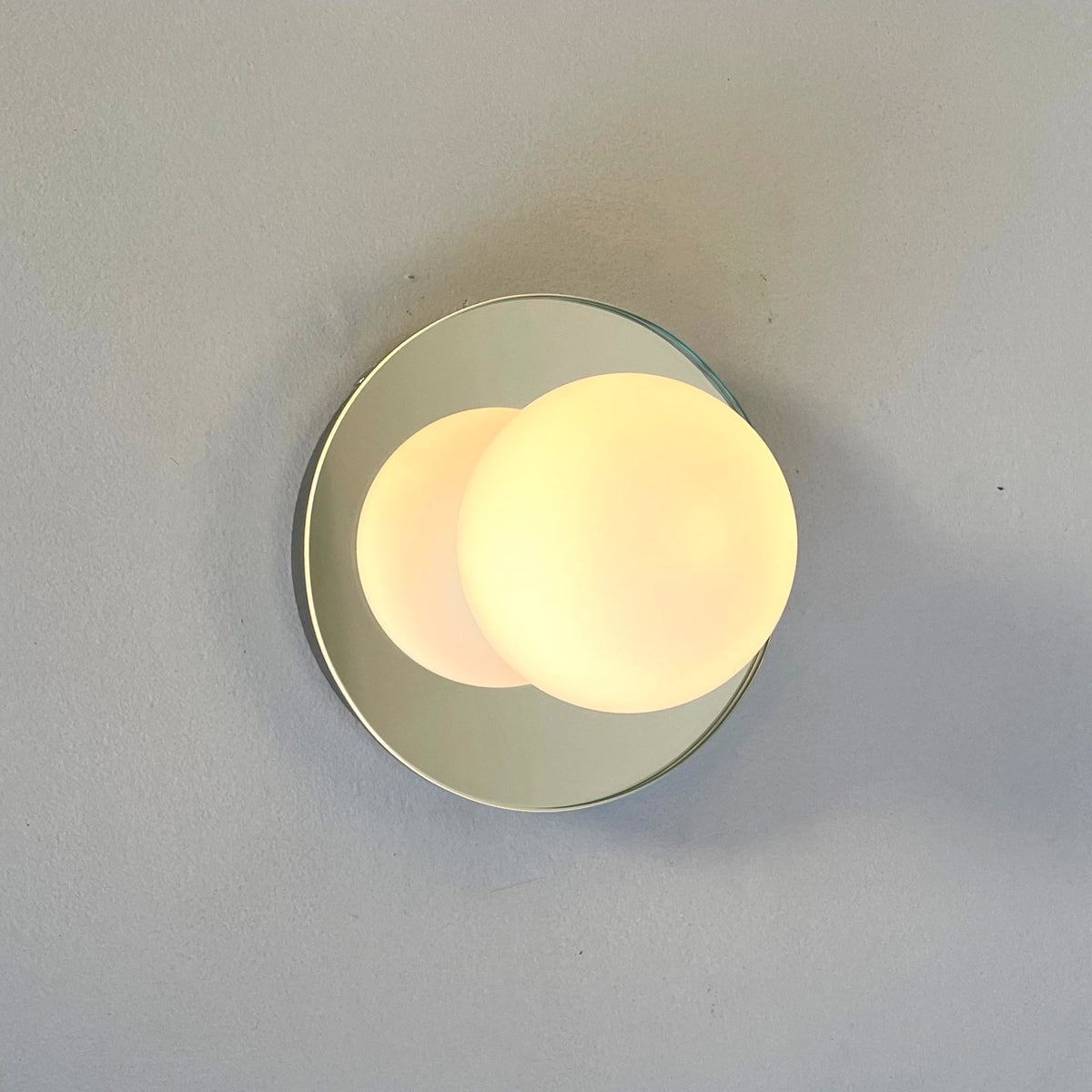 Globe Sconce - Mirror Backed, Prototype