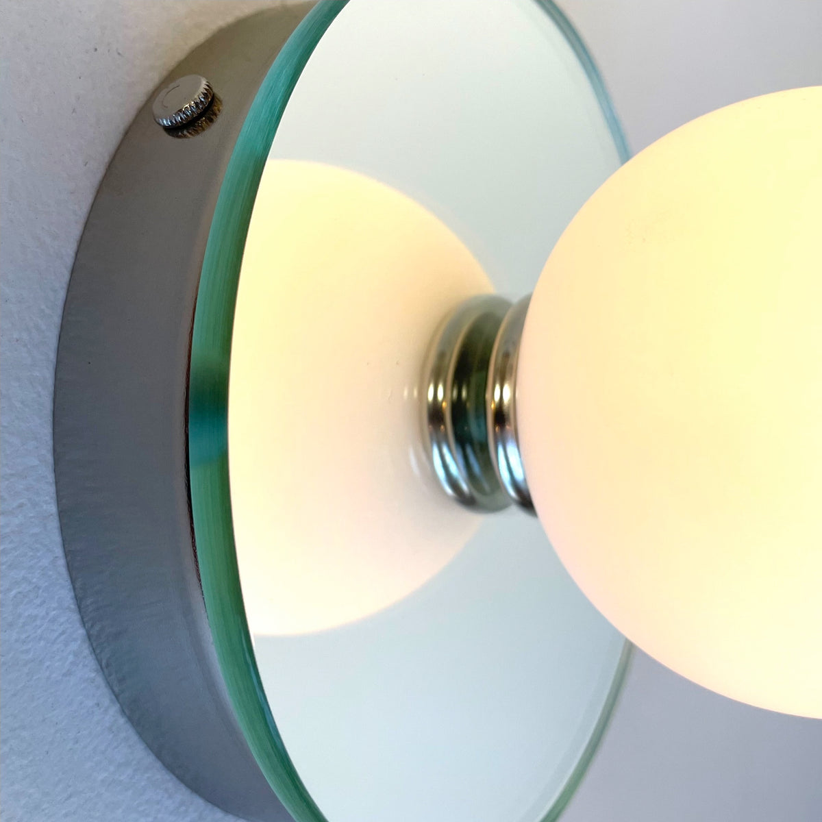 Globe Sconce - Mirror Backed, Prototype