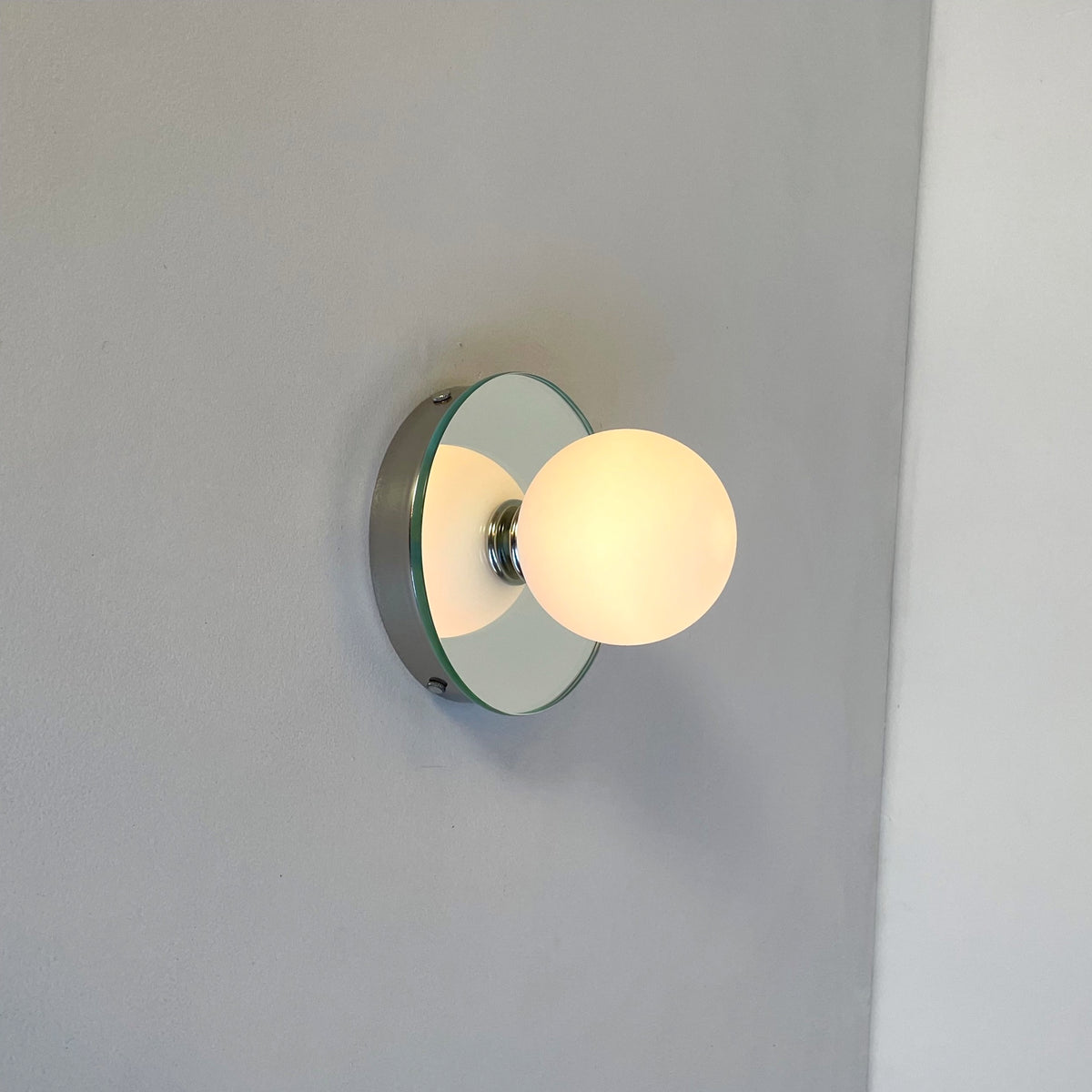 Globe Sconce - Mirror Backed, Prototype