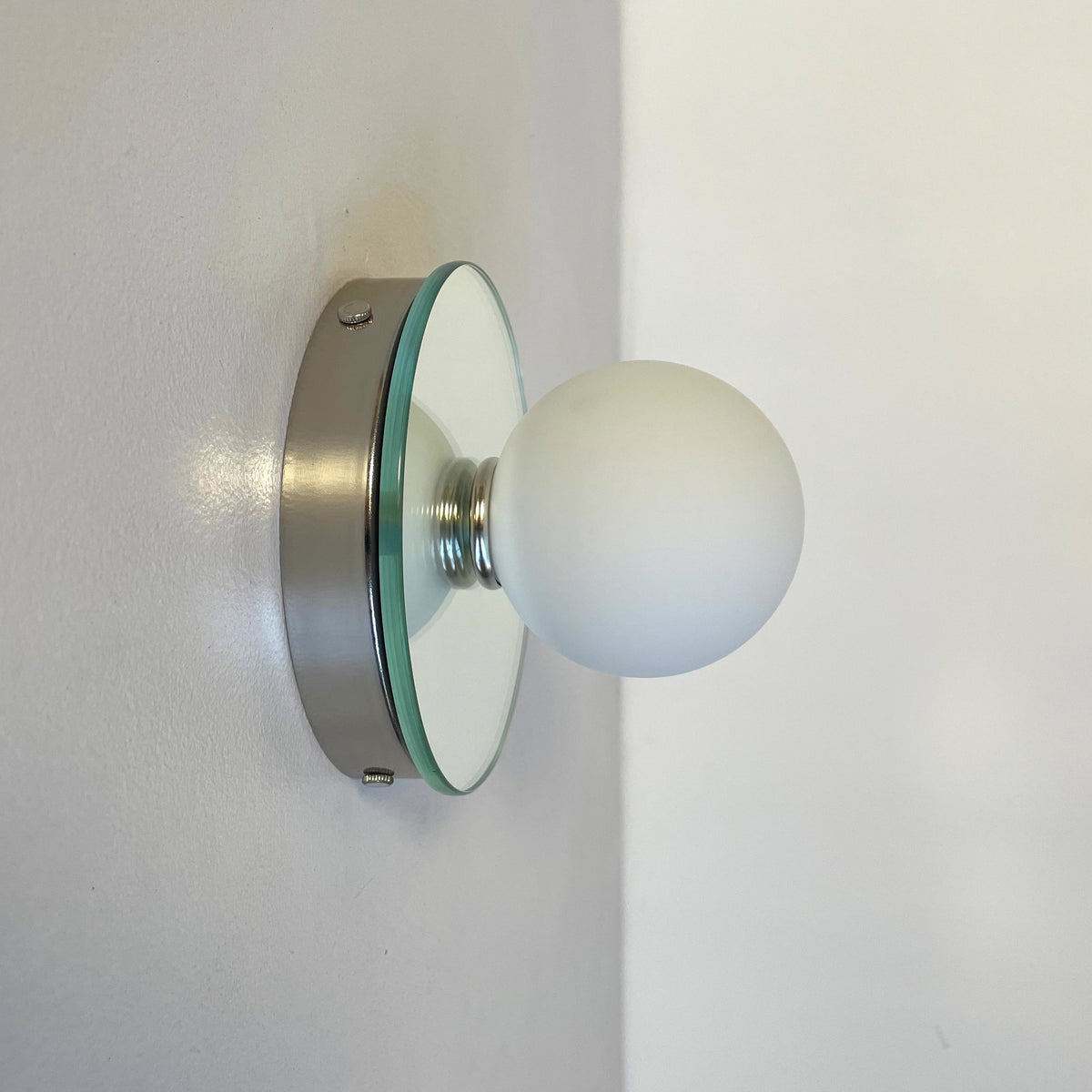 Globe Sconce - Mirror Backed, Prototype