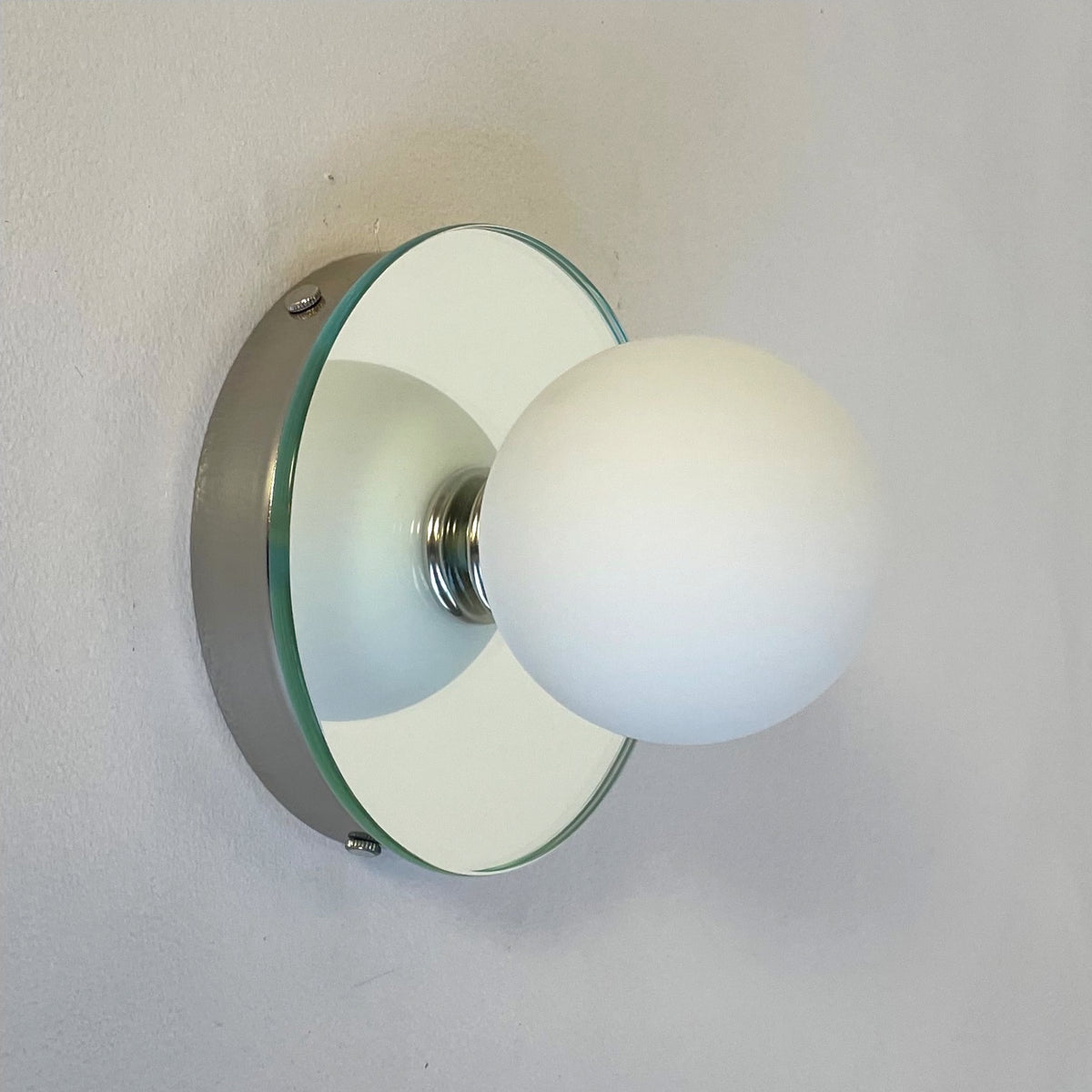 Globe Sconce - Mirror Backed, Prototype