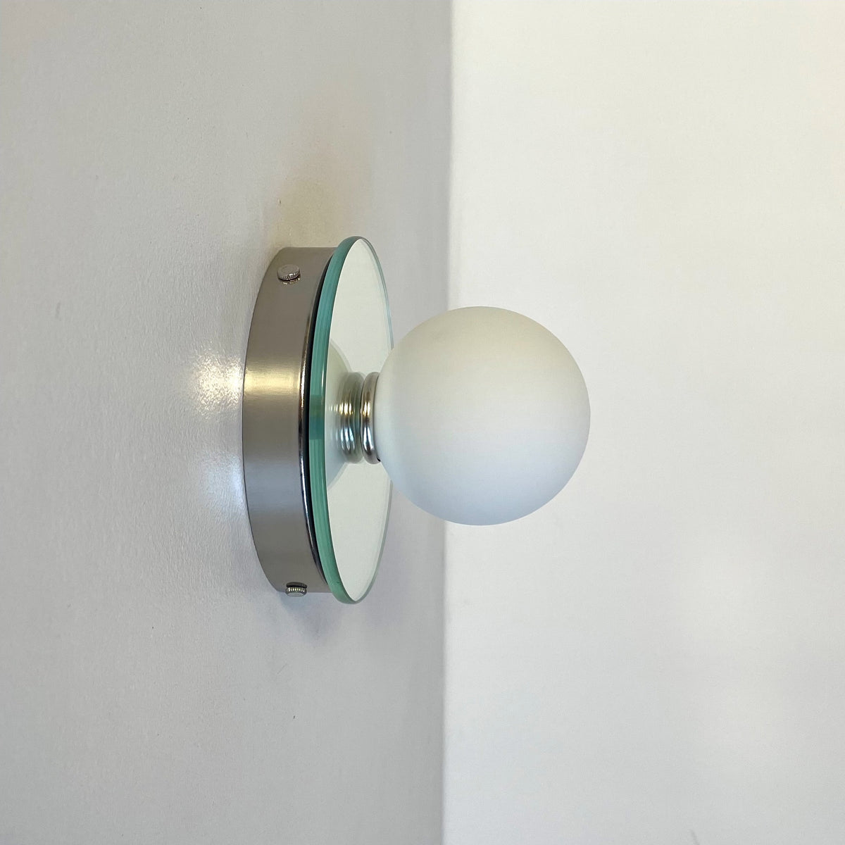 Globe Sconce - Mirror Backed, Prototype