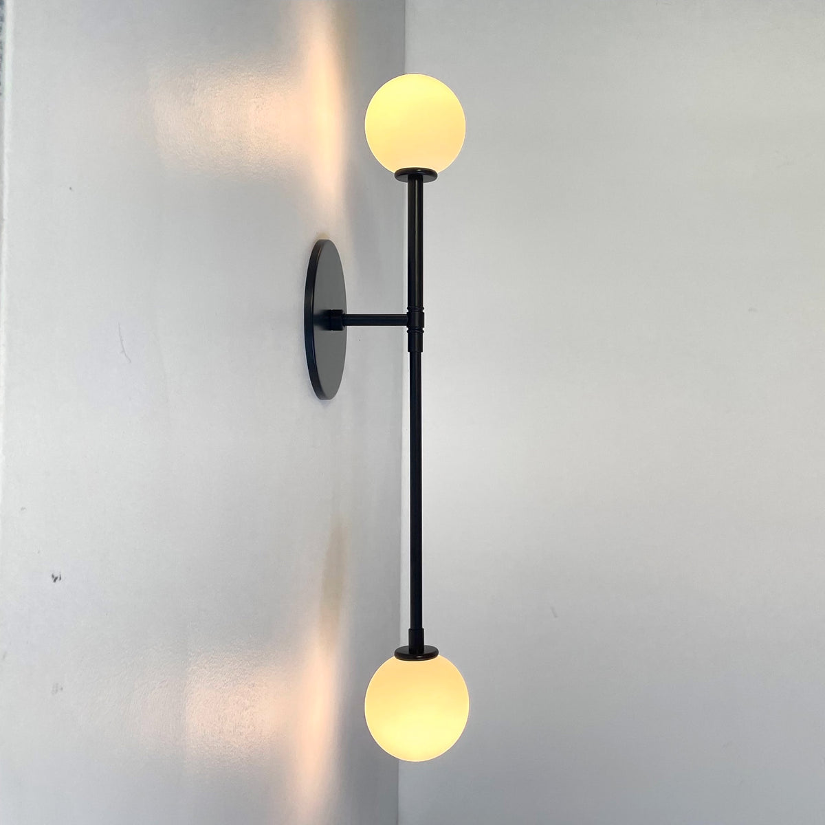 Offset T Sconce - Black, Prototype