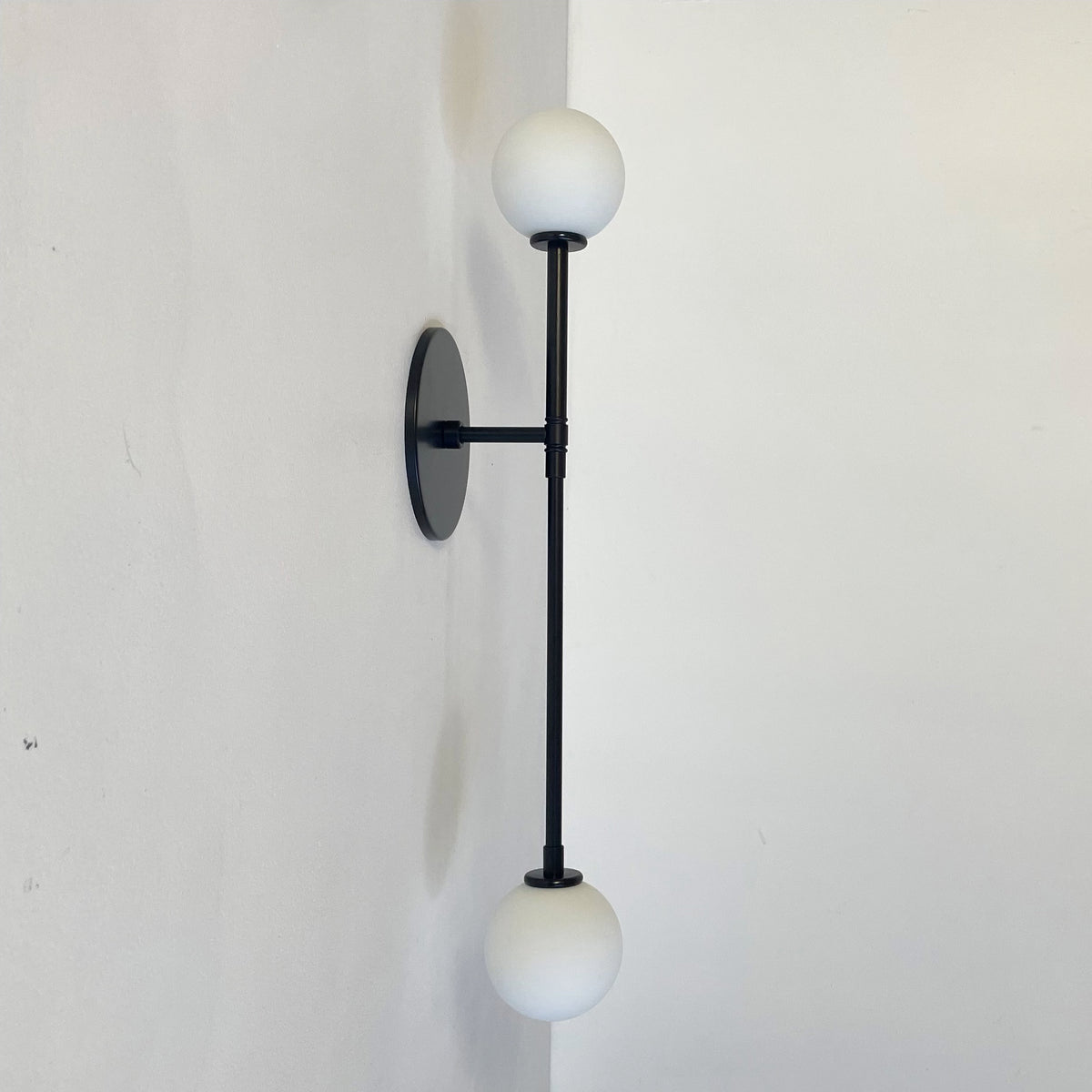 Offset T Sconce - Black, Prototype