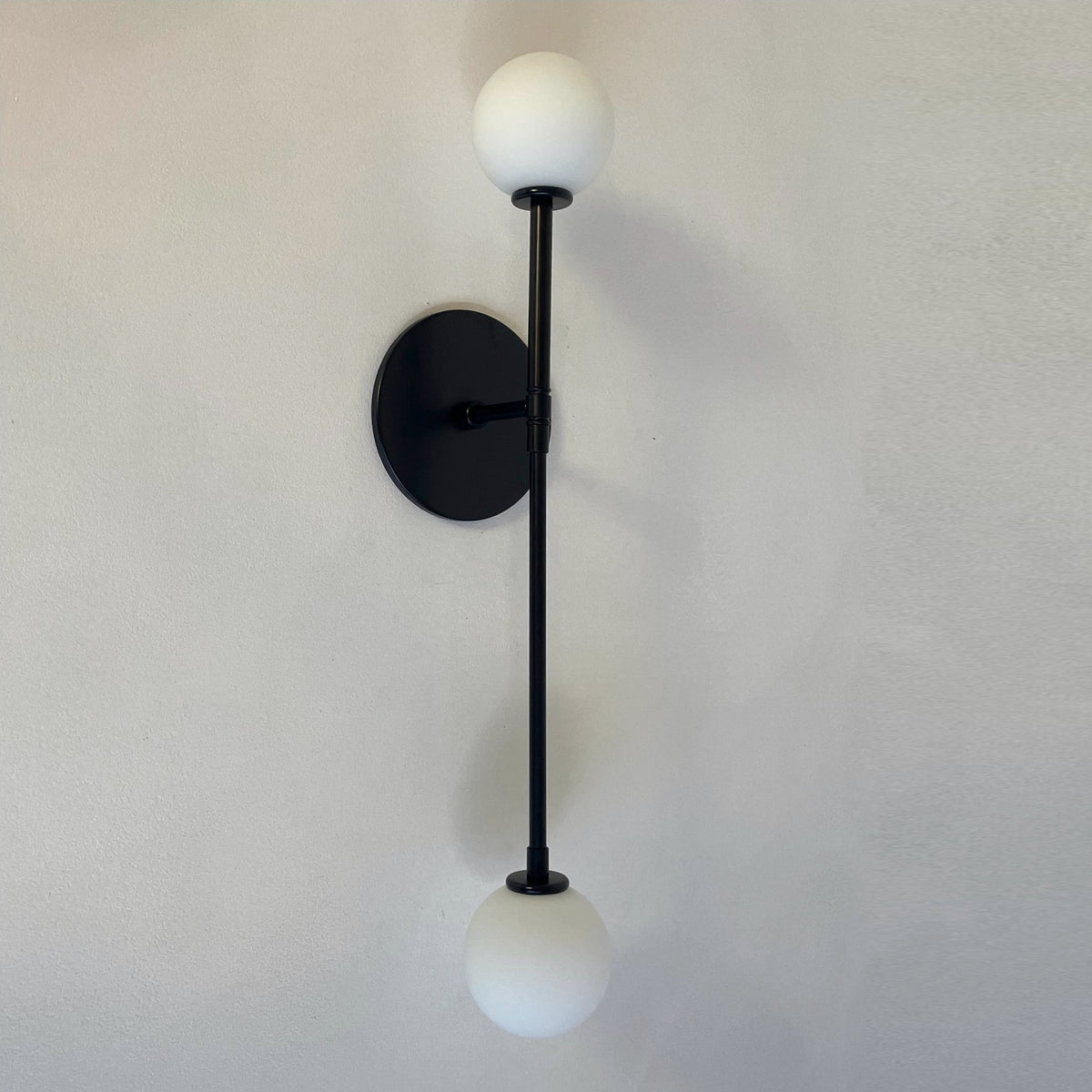 Offset T Sconce - Black, Prototype