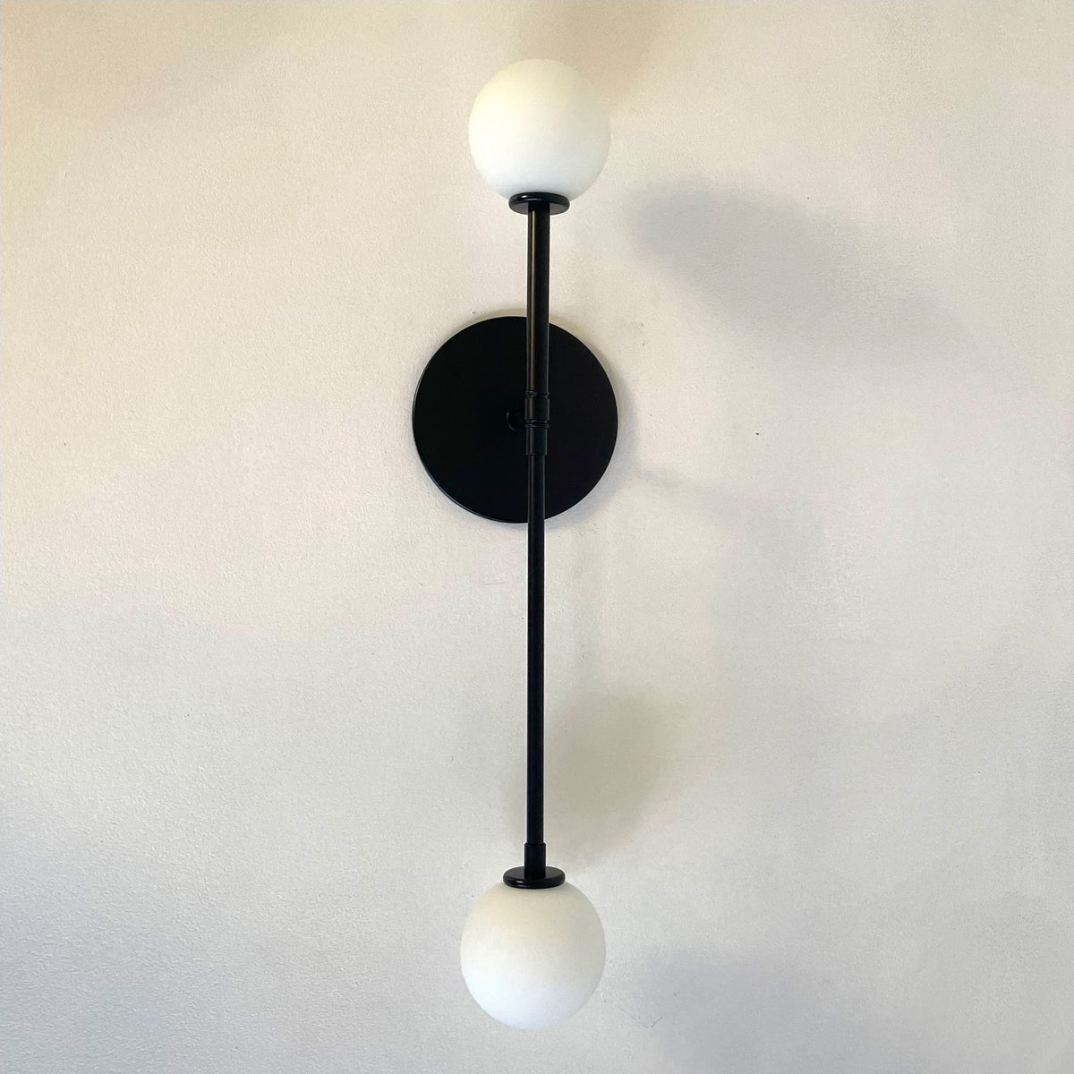 Offset T Sconce - Black, Prototype