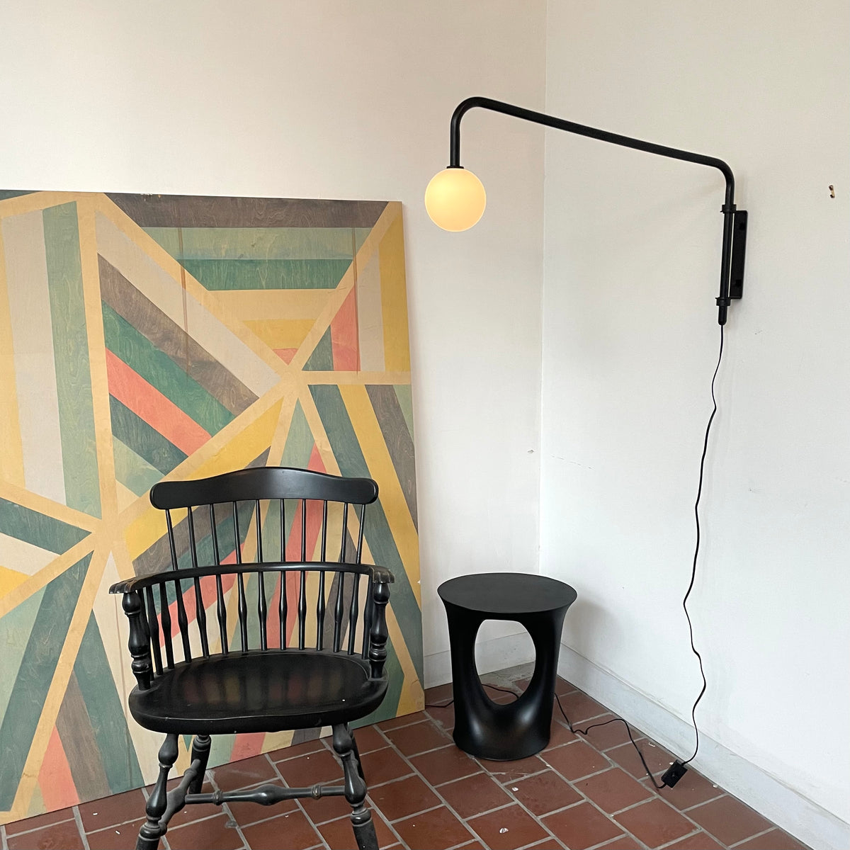 Globe Arm Sconce - Medium, Prototype