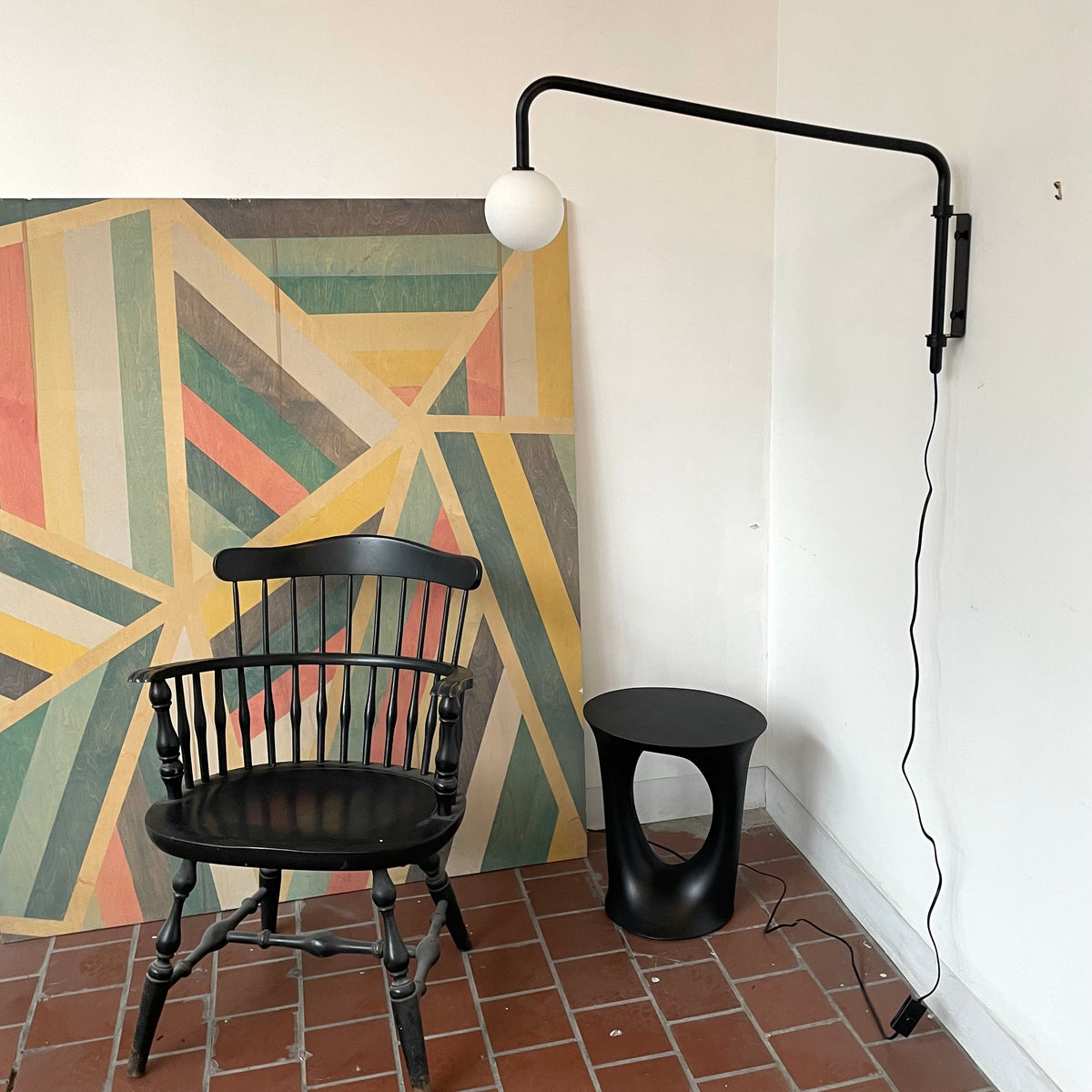 Globe Arm Sconce - Medium, Prototype