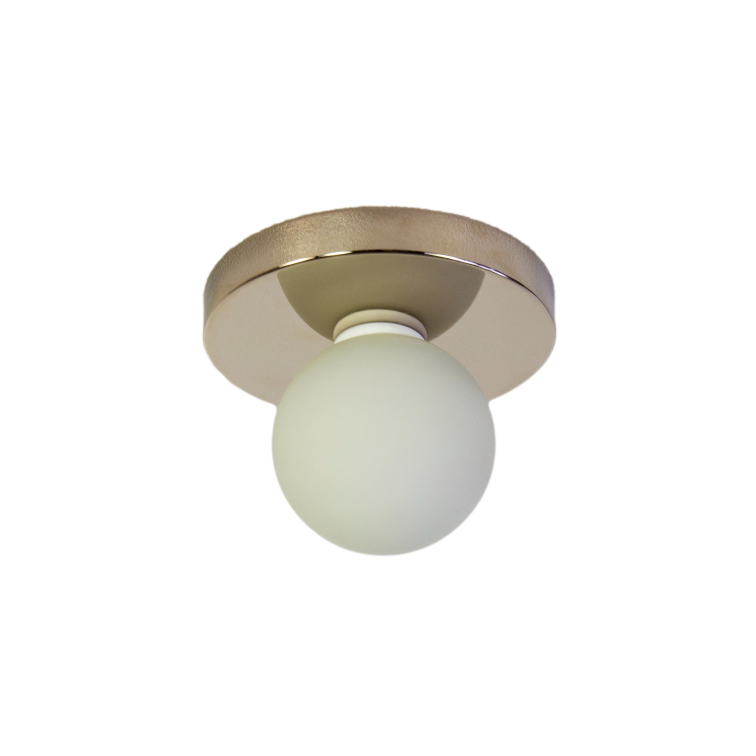 Globe Flush Mount - Polished Nickel