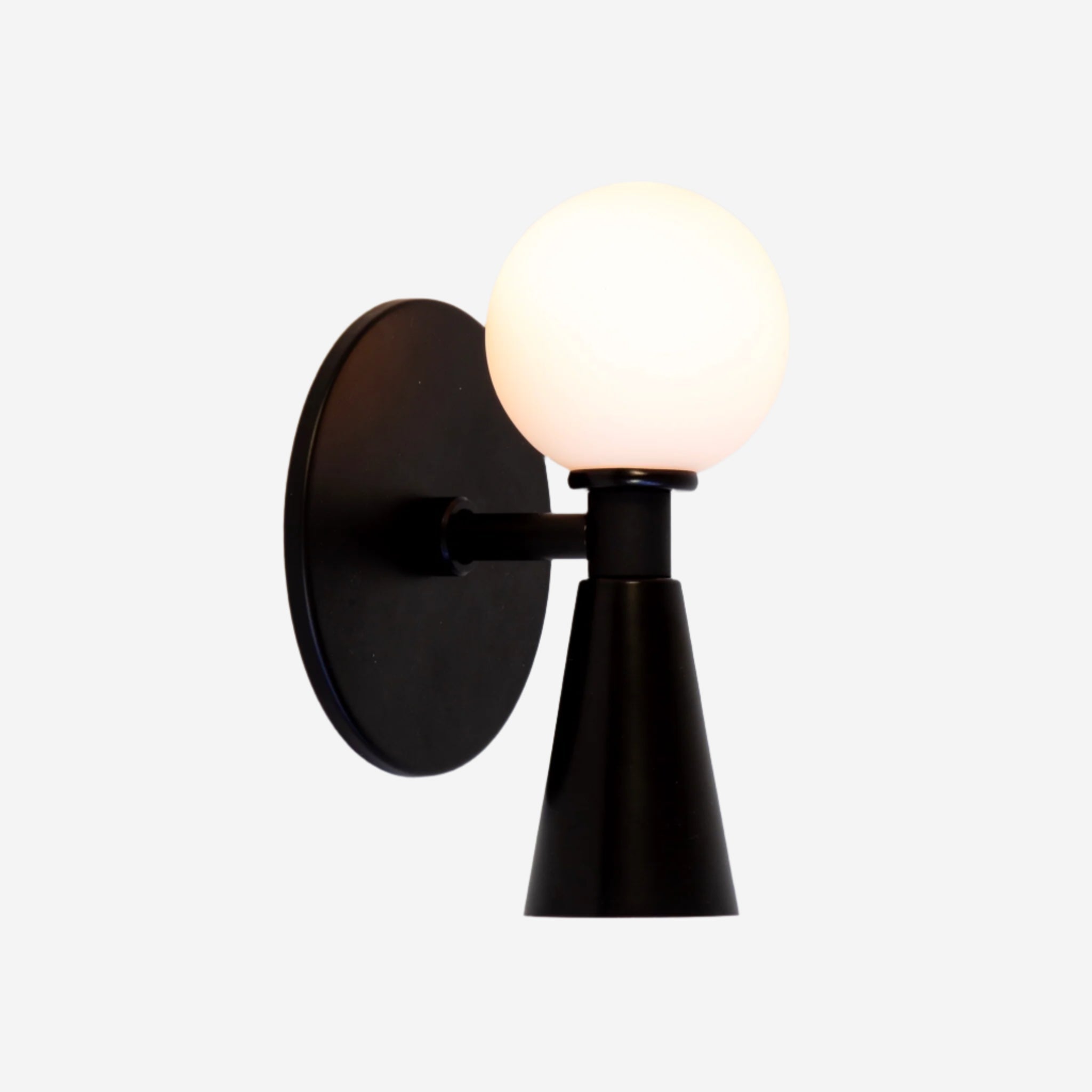 Shapes Sconce - Small, Black