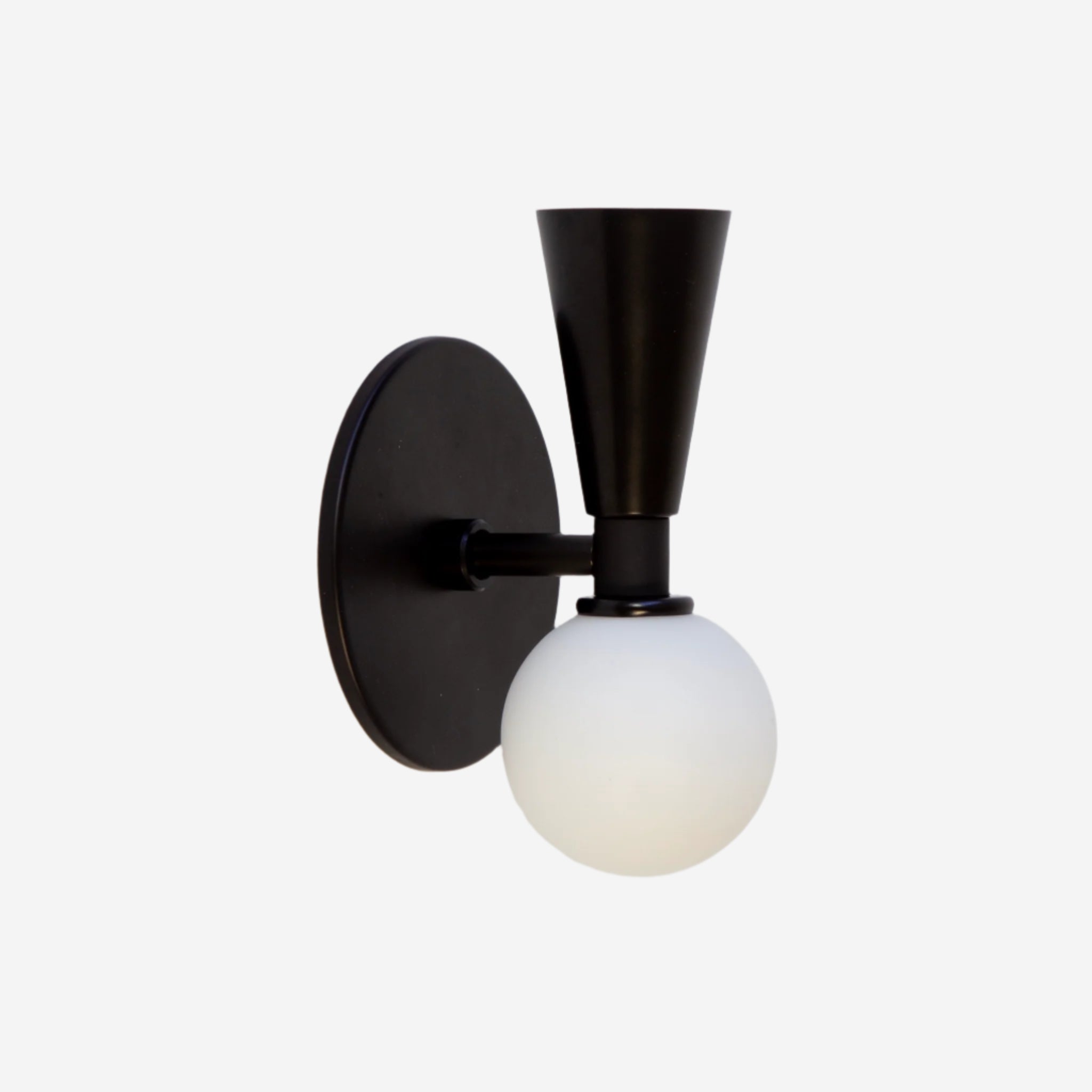 Shapes Sconce - Small, Black