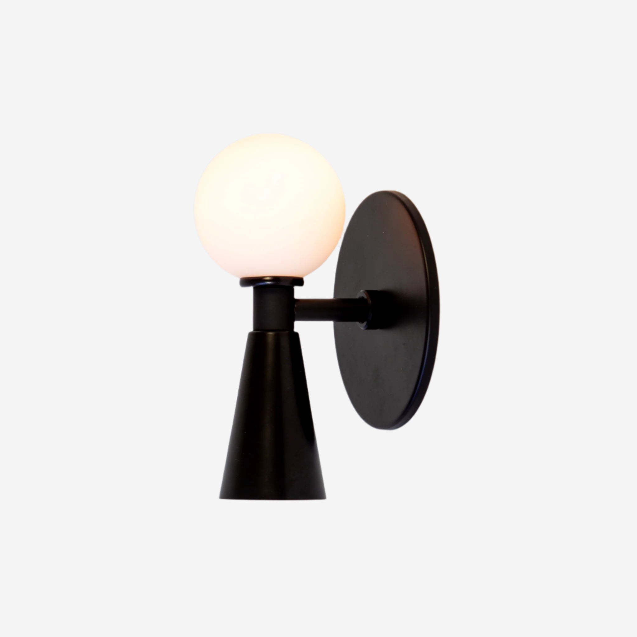 Shapes Sconce - Small, Black