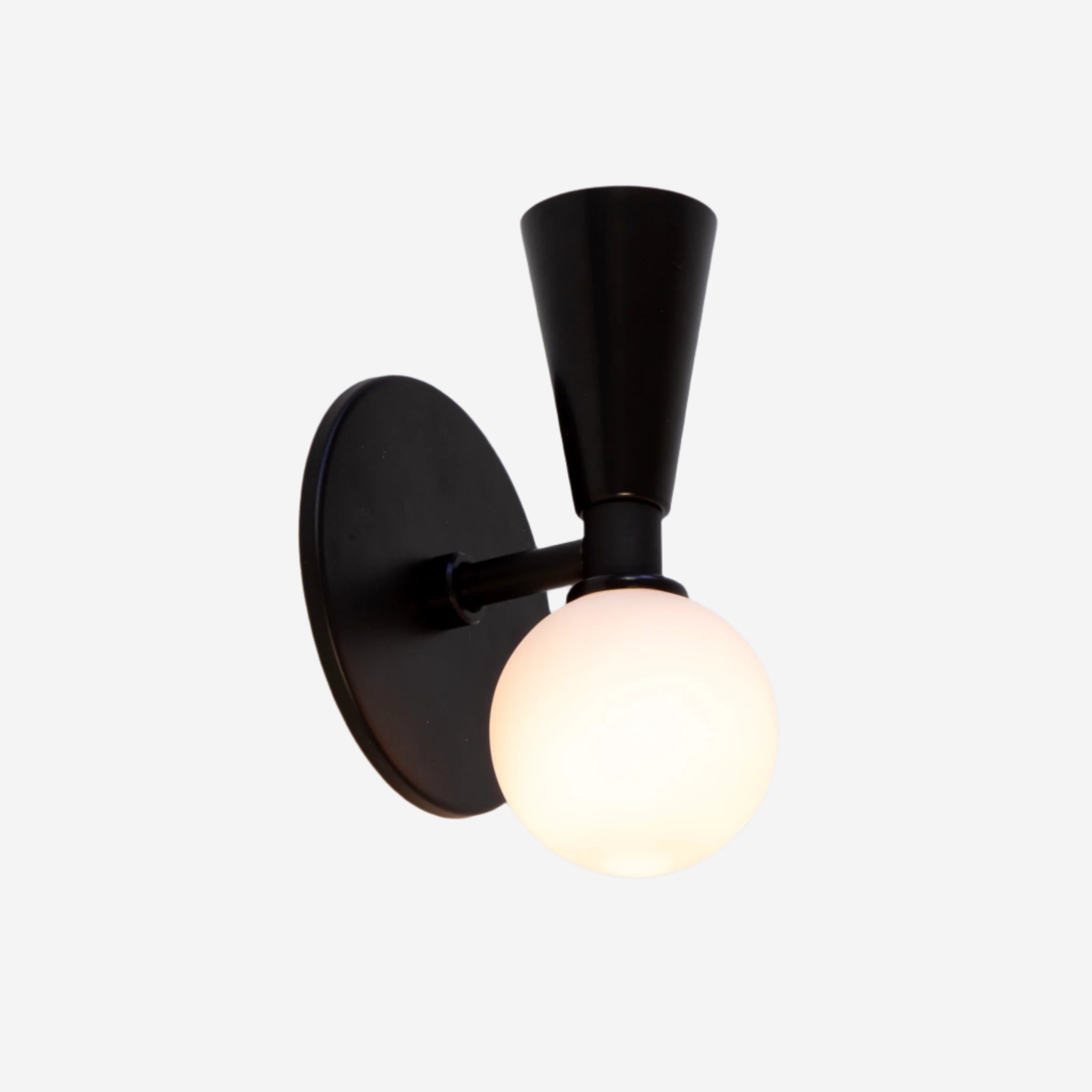 Shapes Sconce - Small, Black