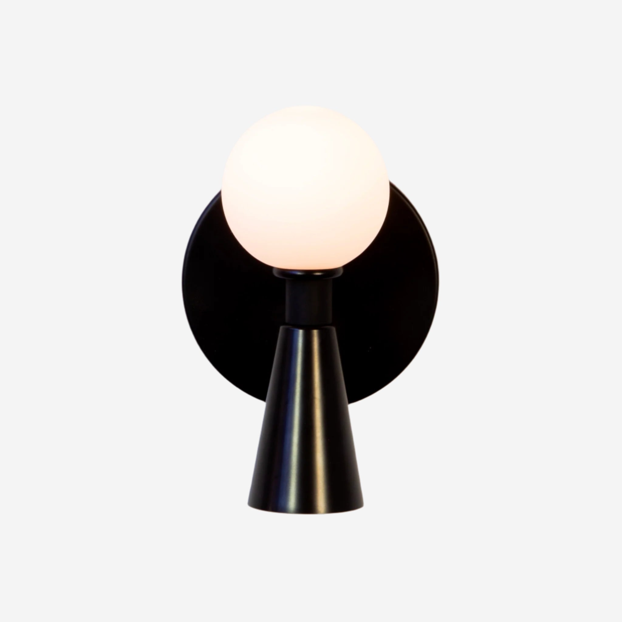 Shapes Sconce - Small, Black