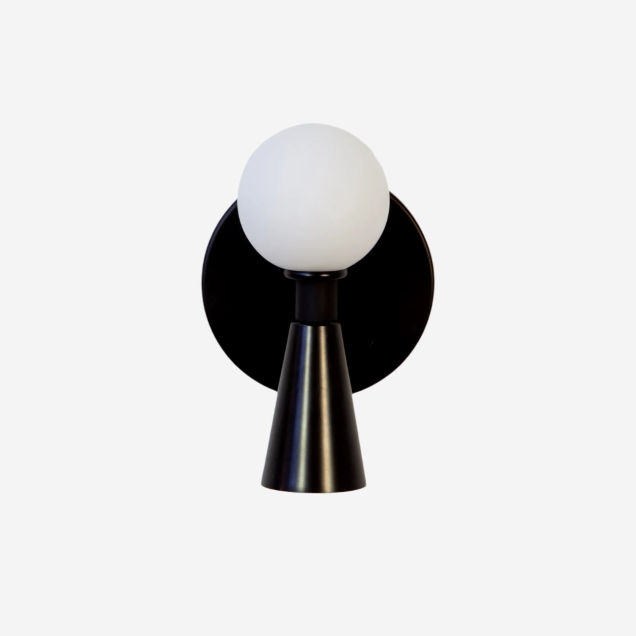 Shapes Sconce - Small, Black