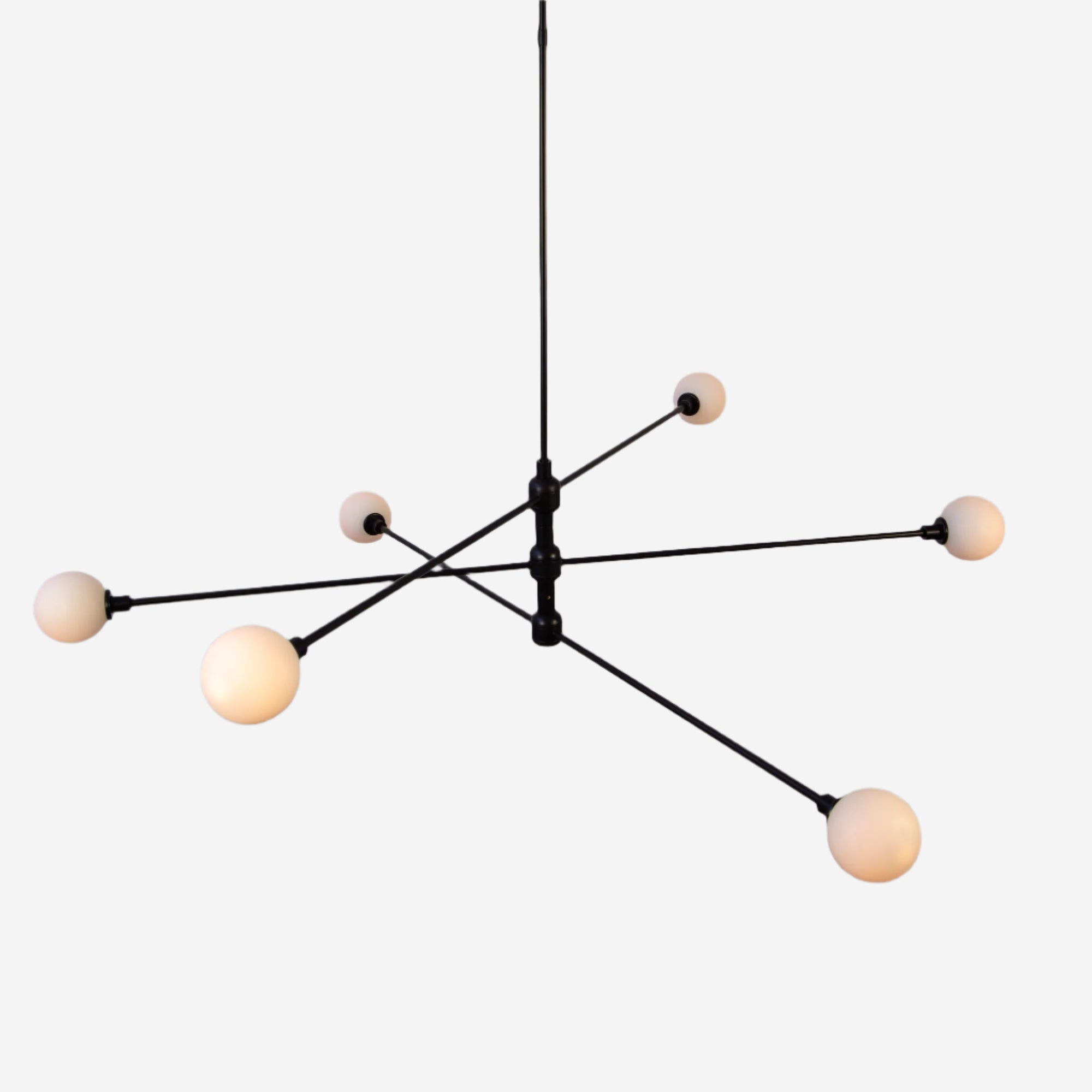 Three Tier Chandelier - Black